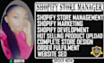 be your shopify virtual assistant,setup shopify dropshipping store,store manager