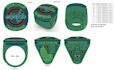 custom championship ring design and render