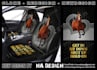 design print on demand car seat cover as your request