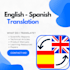 manually translate english into spanish