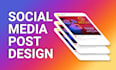 do your social media design and post