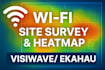 do professional wifi site survey and heatmap via visiwave and ekahau