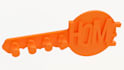 make custom 3d printable key holder, key rack custom name