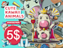 create cute kawaii animals illustration