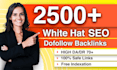 white hat seo contextual dofollow backlinks high quality authority link building