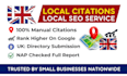 provide top UK local citations and directory submission for local SEO