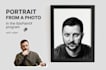 draw a graphic portrait