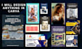 do any premium design using canva pro