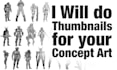 do thumbnails for your concept art development
