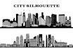 do city silhouette landscape silhouette skyline illustration