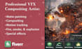 make vfx compositing, matte painting, visual effects artist