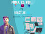 convert figma, adobe xd, psd to react responsive web app