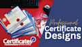 design professional and custom certificates for any purpose