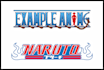customize a parody based on logo from anime and video games