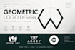design a geometric golden ratio or symmetrical logo