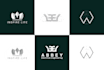 design geometric, golden ratio, symmetrical logo