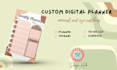 design etsy digital planners and schedule