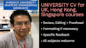 improve your university CV for postgraduate study