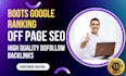 rank your website with monthly off page SEO service monthly on page manual links
