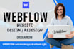 do responsive webflow website design and figma to webflow