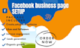 create and setup facebook business page and fb ads