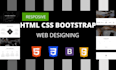 create responsive website with html css bootstrap