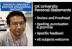 improve your UK university personal statement, CV or letter