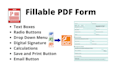 convert fillable PDF form within 24 hours