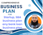 do startup, sba businessplan  any bank loan business plan