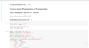 do python assignments, projects and modules