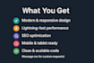 develop a professional and fast website on shopify or HTML