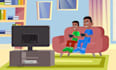 make cute african american children book illustrations