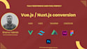 convert psd, xd, figma to vue js, nuxt js app