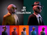 design unique 3d nft art, 3d nft character, 3d nft collections