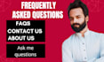 write frequently asked questions faqs within 12 hours
