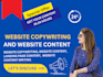 website content writer, website copywriting, website content