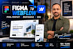 convert figma to webflow with responsive pixel perfect design