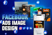 design creative instagram or facebook ad image