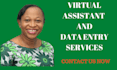 offer virtual assistant, data entry and web research services