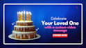 make birthday song with video