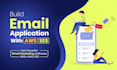build email application with AWS ses mailing server