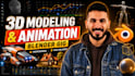 model and animate anything in 3d using blender
