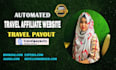 create travelpayout  hotel and flight booking affiliate website