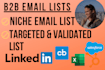 build targeted email lists b2b