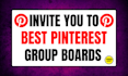 invite you to the best active pinterest group boards