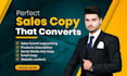 write killer sales copy, ad copy, email copy, and website copywriting