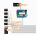make your arduino schematic using fritzing