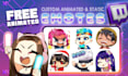 create chibi emote twitch, animated emotes, and sub badges