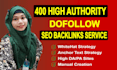do white hat high da quality dofollow SEO backlinks service