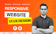 do responsive website ui ux design , dashboard ui ux